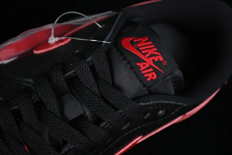 All categories Air Jordan Jordan series basketball shoes Air Jordan 1 Low Z version Air Jordan 1 Low OG "Bred" AJ1 Joe 1 black and red low-top basketball shoes 705329-001